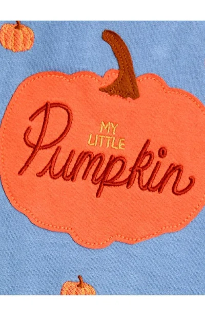 Jojo Maman Bébé Jojo Maman Bebe Kids' My Little Pumpkin Shirt & Overalls Set In Multi