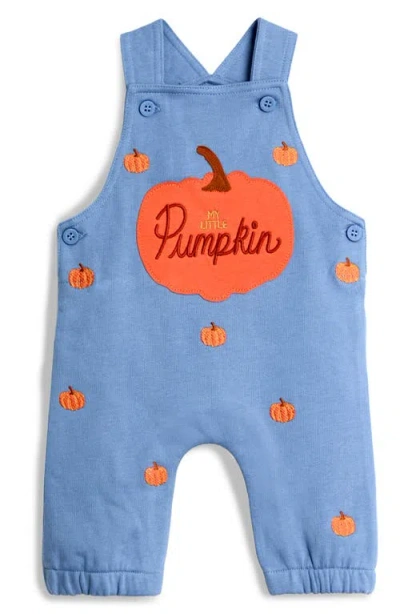 Jojo Maman Bébé Jojo Maman Bebe Kids' My Little Pumpkin Shirt & Overalls Set In Multi