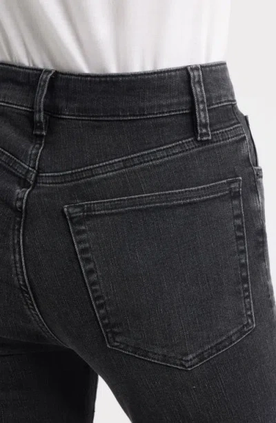 Frame The Reboot Crop High Rise Ankle Jeans In Starship In Black