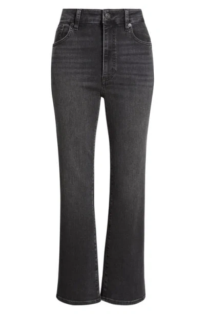 Frame The Reboot Crop High Rise Ankle Jeans In Starship In Black