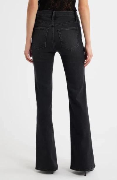 Frame The Icon Flare Leg Jeans In Black
