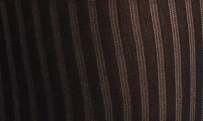 Hue Opaque Control Top Sheer Rib Tights In Black