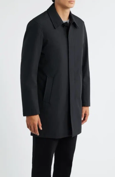 Cardinal Of Canada Mccord Water Repellent Raincoat In Black