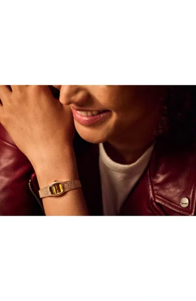 Bulova Goddess Of Time Womens Rose Goldtone Stainless Steel Bracelet Watch 97l185 In Gold