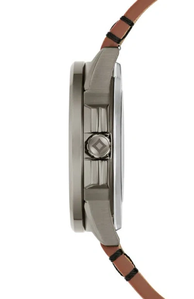 Bulova Frank Lloyd Wright Usonian Watch, 39mm In Brown