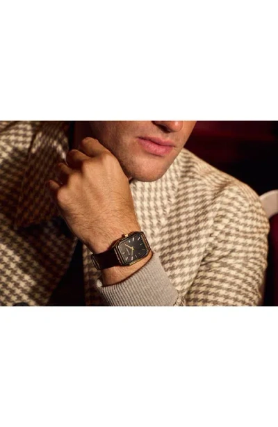 Bulova Men's Tony Bennett Black Dial Watch In Brown