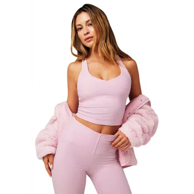 Fabletics Heatherflex Anywhere Built-in Bra Tank In Pink