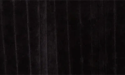 Casablanca Ribbed Collar Corduroy Polo Shirt With Short Sleeves In Black