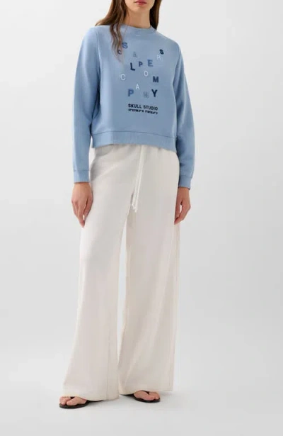 Scalpers Multiletter Sweater In Blue