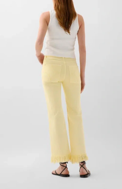 Scalpers Rivet Color Denim Pant In Yellow