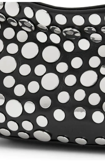 Staud Nappa Leather Shoulder Bag Rivets Design