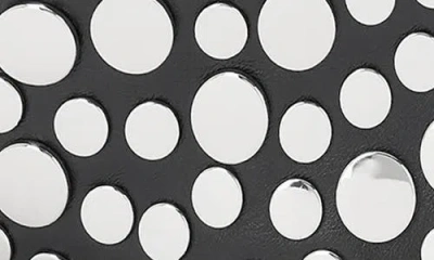 Staud Nappa Leather Shoulder Bag Rivets Design