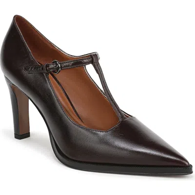 Sarto By Franco Sarto Atley T-strap Pointed Toe Pump In Black