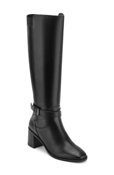 Easy Spirit Women's Noma Eflex Block Heel High Shaft Dress Boots In Black