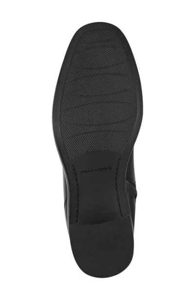 Easy Spirit Women's Noma Eflex Block Heel High Shaft Dress Boots In Black