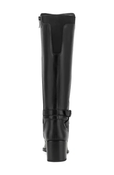 Easy Spirit Women's Noma Eflex Block Heel High Shaft Dress Boots In Black
