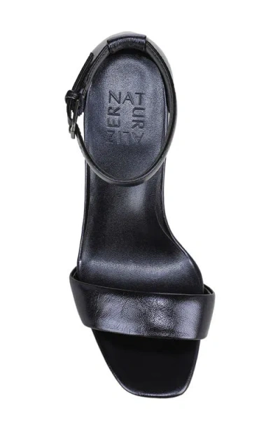 Naturalizer Joy Square Toe Ankle Strap Dress Sandals In Blue