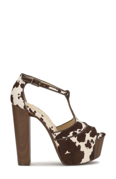Jessica Simpson Women's Dany Platform Block-heel Sandals In Brown