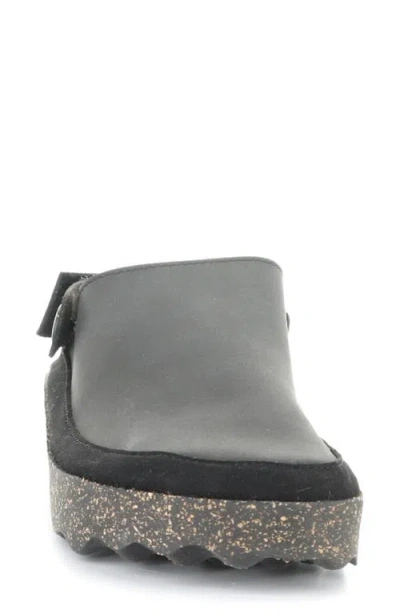 Fly London Chuck Platform Slingback Clog In Gray