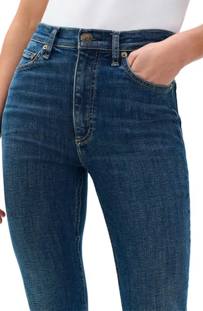 Rag & Bone Flexi Wren High Waist Slim Jeans In Blue