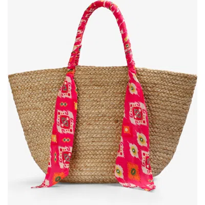 Scalpers Rafia Bag In Brown