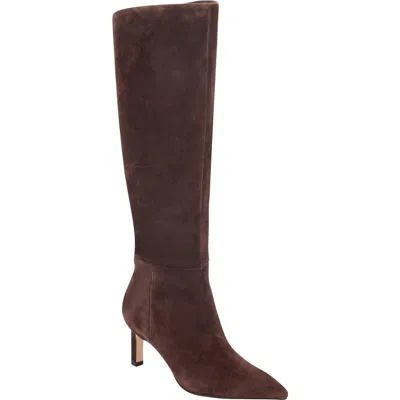 Marc Fisher Ltd Esmee Pointed Toe Knee High Boot In Brown