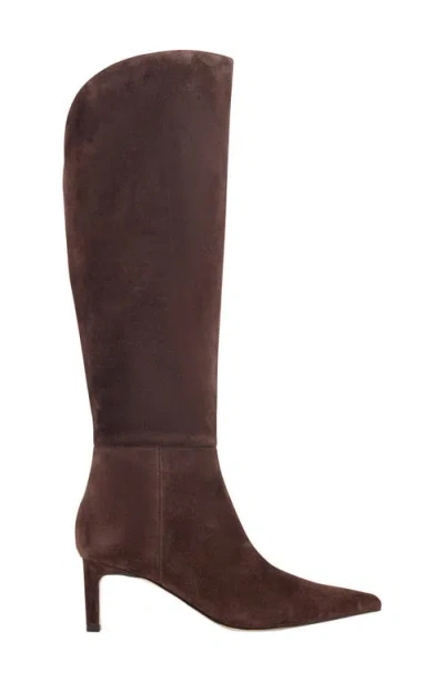 Marc Fisher Ltd Esmee Pointed Toe Knee High Boot In Brown