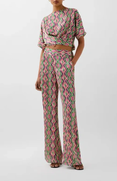 Scalpers Rombo Print Pant In Multi