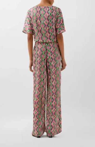 Scalpers Rombo Print Pant In Multi