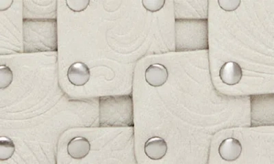 Desigual Embossed Faux Leather Long Wallet In White