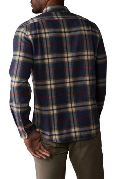 The Normal Brand Hudson Flannel Button-up Shirt In Blue