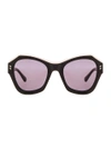 STELLA MCCARTNEY Colorblock Sunglasses,SC0022S
