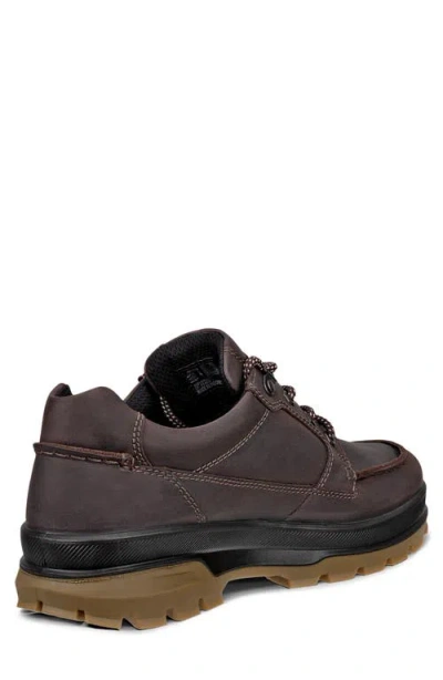 Ecco Track Waterproof Moc Toe Derby In Burgundy