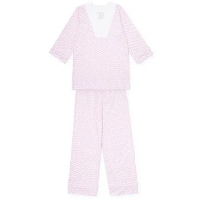 Lila And Hayes Pajama Pant Set In Pink