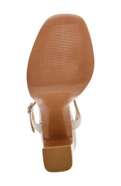 Steve Madden Liandra Ankle Strap Platform Sandal In White