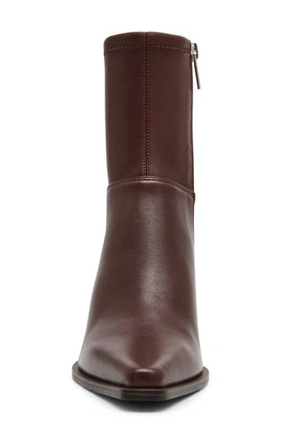 Steve Madden Stasia Pointed Toe Boot In Brown