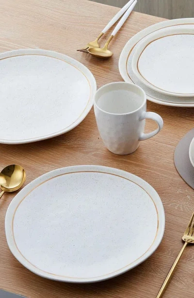 Stone Lain Clara 16 Pc. Dinnerware Set, Service For 4 In White