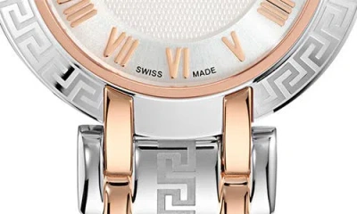 Versace Antlia Watch, 34mm In Metallic