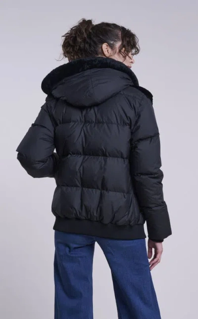 Blue Duck Down Jacket In Blue
