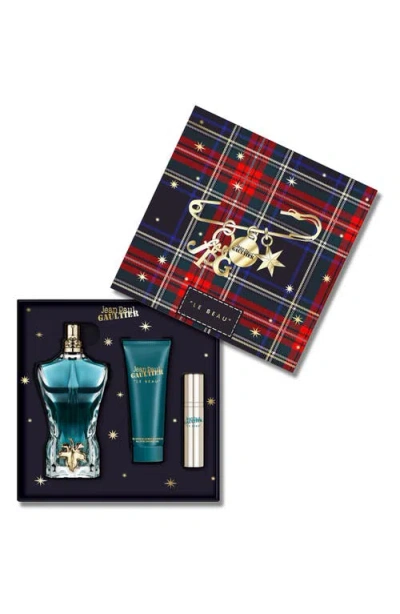 Jean Paul Gaultier 3-pc. Men's Le Beau Fragrance Gift Set In Transparent