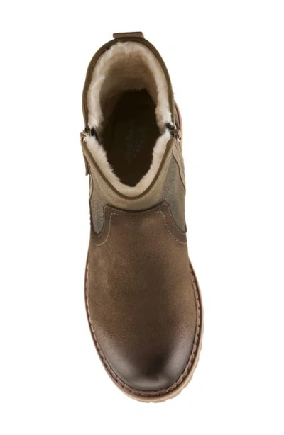 Spring Step Jovany Faux Fur Lined Boot In Brown