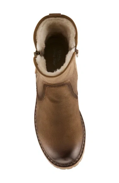 Spring Step Jovany Faux Fur Lined Boot In Brown