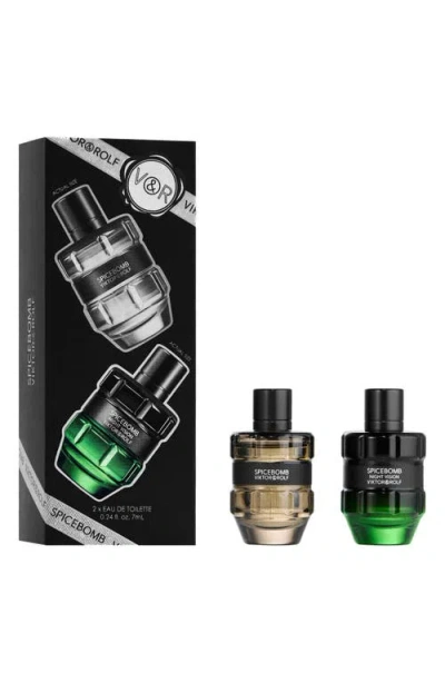 Viktor & Rolf Viktor&rolf Spicebomb Mini Eau De Toilette Gift Set In Transparent