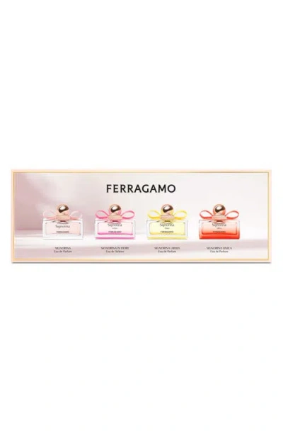 Ferragamo Signorina Miniature Fragrance Gift Set In Multi