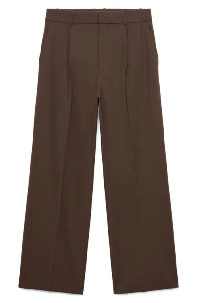 Mango Women's Low-rise Wide-leg Pants In Multi