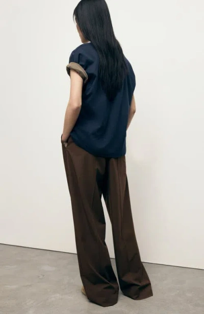 Mango Women's Low-rise Wide-leg Pants In Multi