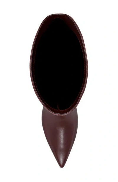 Marc Fisher Ltd Esmee Pointed Toe Knee High Boot In Burgundy