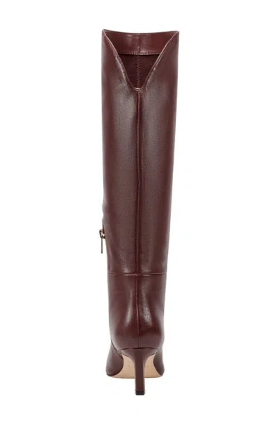 Marc Fisher Ltd Esmee Pointed Toe Knee High Boot In Burgundy