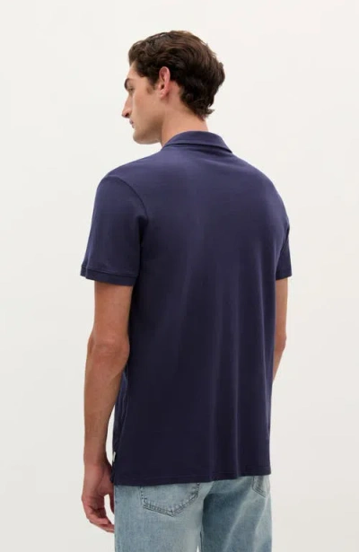 Scalpers Thin Polo In Blue