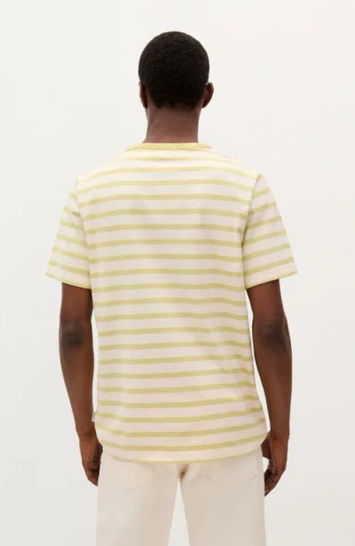 Scalpers Stripes Patch Tee In Yellow